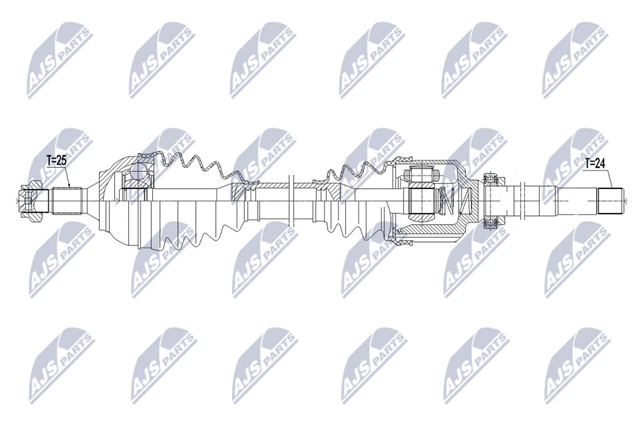 Купить 9813328680 Peugeot/Citroen Вал приводной правый