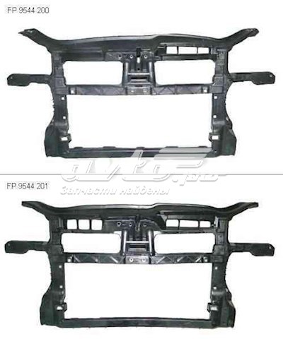 FP 9544 201 FPS suporte do radiador montado (painel de montagem de fixação das luzes)