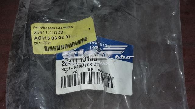 Патрубок системы охлаждения Hyundai/Kia 254111J100
