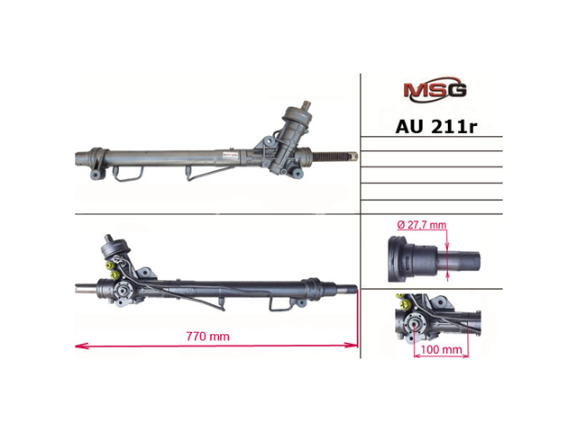 ME224 MSG Управление рулевое в сборе