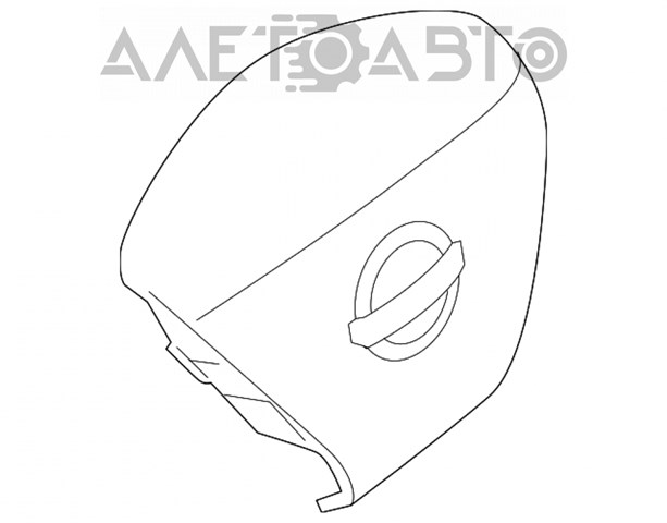 Подушка безопасности водителя 985105AA8A Nissan/Infiniti