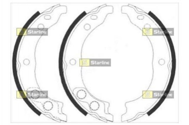 Колодки стояночного тормоза Starline BC08900