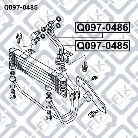 Q0970485 Q-fix Трубка высокого давления маслорегулятора