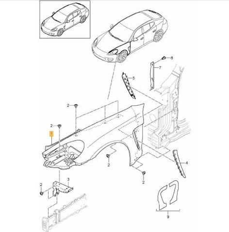 Купить 97050303105GRV Porsche 