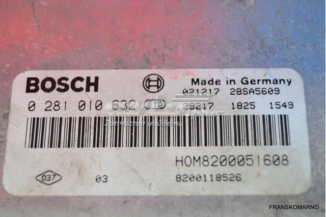 Блок управления двигателем 0281010632 Bosch