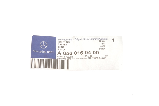 Прокладка клапанной крышки двигателя, кольцо 6560160400 Mercedes