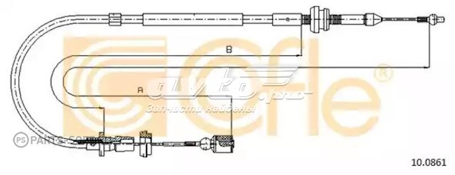 Трос газа 100861 Cofle