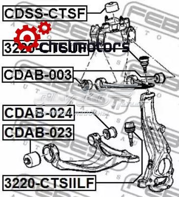 Сайлентблок нижнего переднего рычага  FEBEST CDAB023