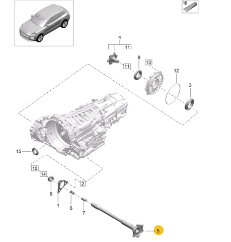  9A740935501 Porsche