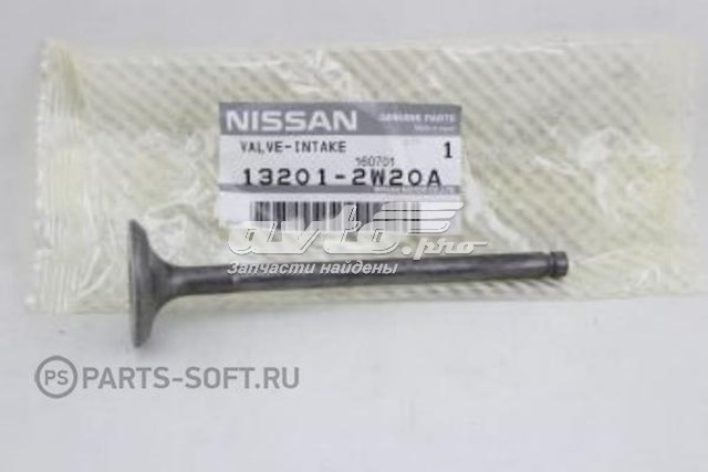 Клапан впускной NISSAN 132012W20A