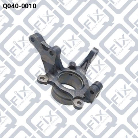 Цапфа (поворотный кулак) передний правый Q-fix Q0400010 цена, от 48.37 USD