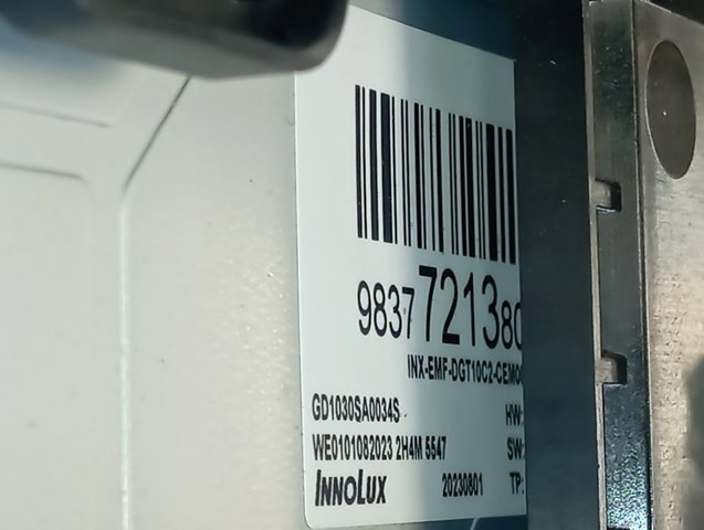 Дисплей бортового компьютера Opel 9837721380