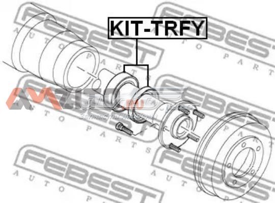 Подшипник задней ступицы KITTRFY Febest