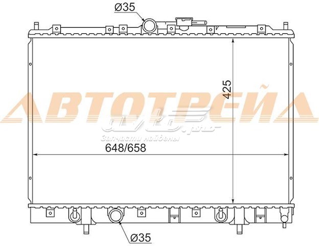 Радиатор MC00012 SAT