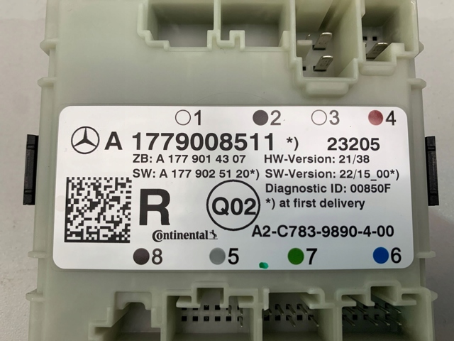 Блок комфорта задней двери Mercedes A1779008511 цена, от 48.14 USD