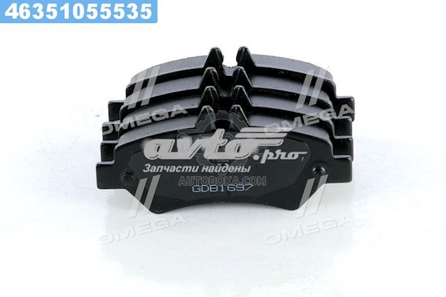 Колодки тормозные задние дисковые RIDER RD29190STD
