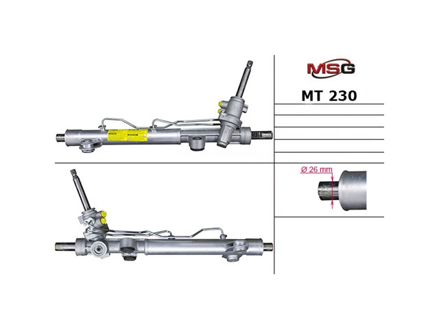 Реечный рулевой механизм AGR MT9230 цена, от 226.20 USD
