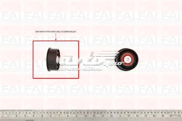 T9400 FAI rolo parasita da correia do mecanismo de distribuição de gás