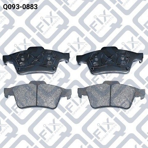 Задние тормозные колодки Q0930883 Q-fix