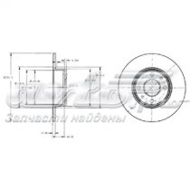 Тормозные диски BG2322 Delphi