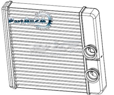 Радиатор отопителя Luzar LRH0194