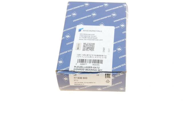 Купить 77838600 Kolbenschmidt Комплект шатунных вкладышей