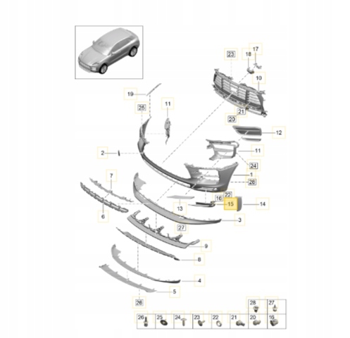  Porsche 95B807824A1E0