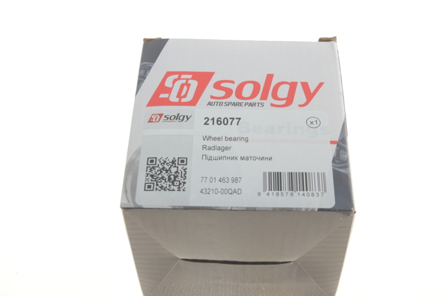 Купить 216077 Solgy Подшипник задней ступицы