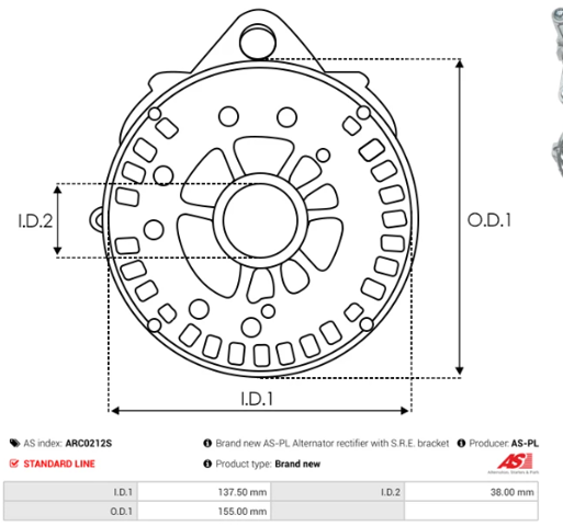  AS/Auto Storm ARC0212S цена, от 35.63 USD