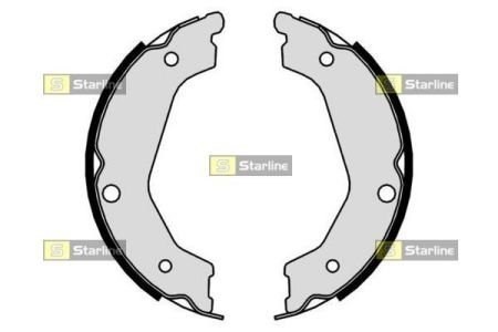 BC09930 Starline Тормозные колодки ручника