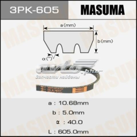 Ремень кондиционера Masuma 3PK605