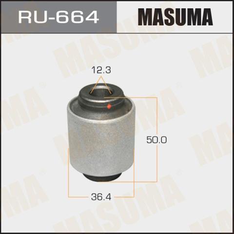 Сайлентблок заднего нижнего рычага RU664 Masuma