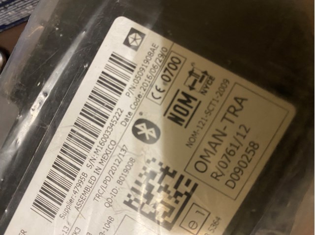 5091908AA Chrysler 