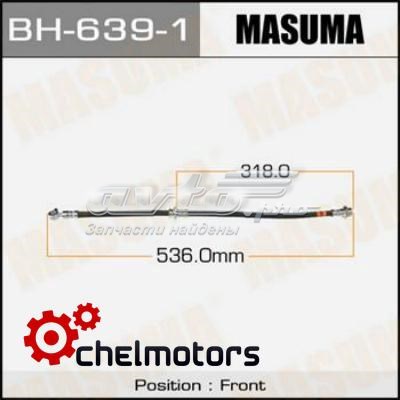 Купить BH6391 Masuma Шланг тормозной передний, правый