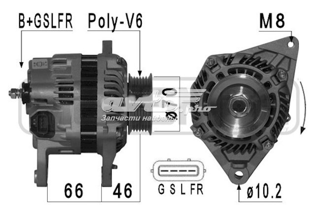 Генератор MITSUBISHI A5TG0491