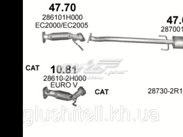 Выхлопная труба 4770 Polmostrow