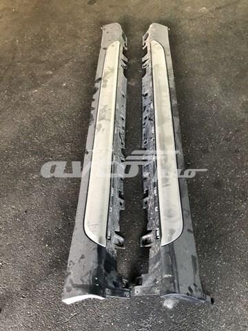 Накладка (молдинг) порога наружная левая BMW 51177308055