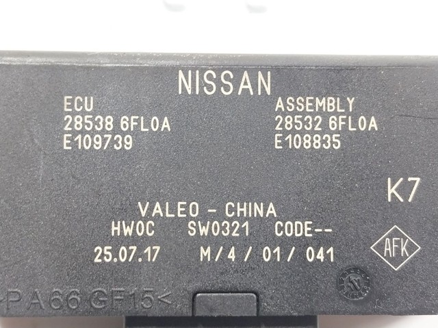 285326FL0A Nissan/Infiniti Модуль (блок ЭБУ) управления парктроником