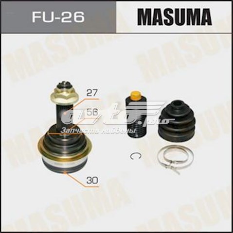 ШРУС наружный передний Masuma FU26