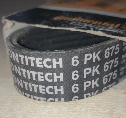Ремень кондиционера Continental/Siemens 6PK675