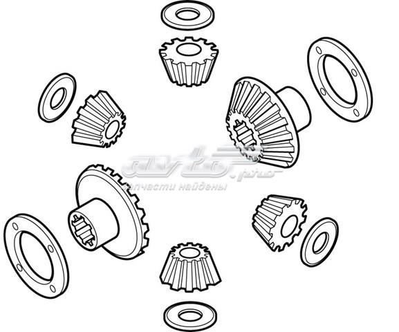 81170915 Euroricambi kit de reparação de transmissão planetária de redutor traseiro (truck)