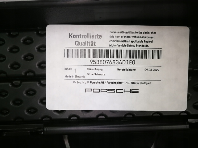  95B807683AD1E0 Porsche