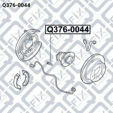 Шпилька колесная задняя/передняя Q-fix Q3760044 цена, от 1.23 USD