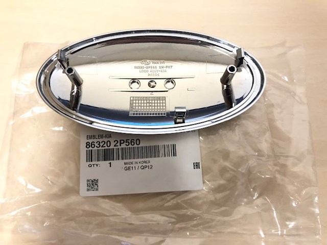 Эмблема на решетку радиатора Hyundai/Kia 863202P560 цена, от 46.40 USD
