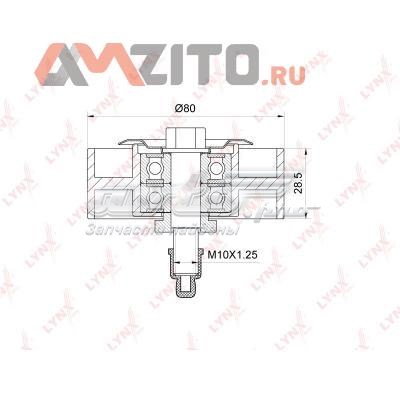 PB7243 Lynxauto rolo parasita da correia de transmissão