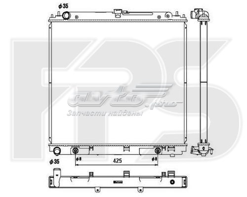 Радиатор DNA2297 AVA