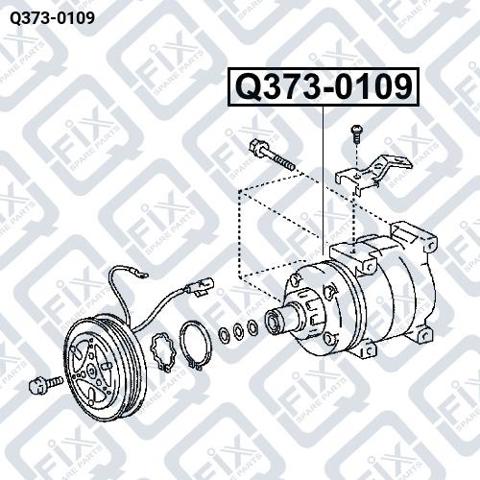Q3730109 Q-fix Компрессор хладагента
