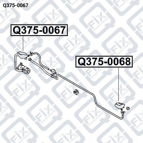 Форсунка омывателя фары передней, правой Q-fix Q3750067 цена, от 22.38 USD