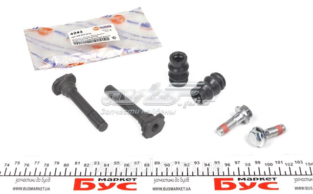 100 4243 Autotechteile kit de reparação de suporte do freio traseiro