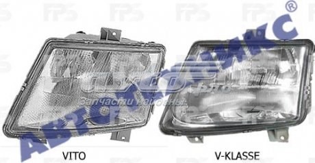 Правая фара FP3541R8E Depo/Loro/Abakus